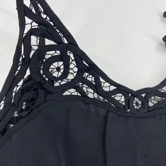 Free People Intimately Black Blouson Satin Brami Crop Camisole XS - Picture 4 of 13